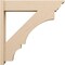 Ekena Millwork 8-in W x 38-in D x 38-in H Balboa Trad Rough Cedar Woodgrain TimberThane Outlooker, Primed Tan OUTUR080X38X38BOA04RCPR - alternate 3